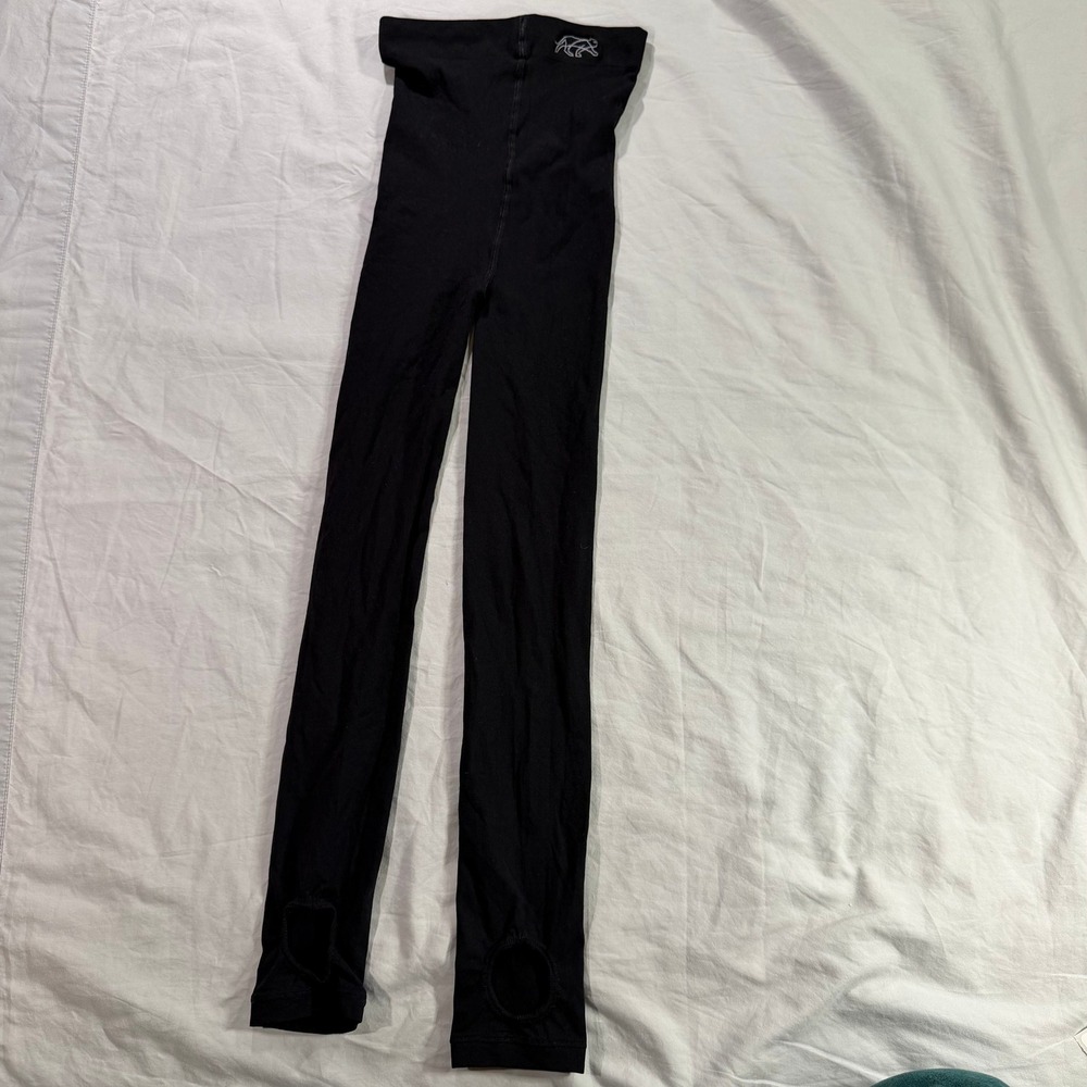 Tiger Friday‎ Black Stirrup Tights Leggings CXL Athletic Ballet Dance